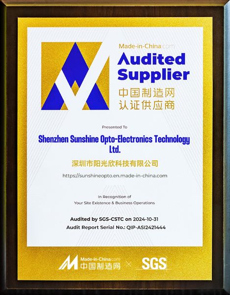 Çin Sunshine Opto-electronics Enterprise Co.,ltd şirket Profili