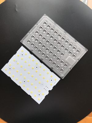 150W 3030 SMD LED Street Light Components Optics Array Lens For Road Lamp