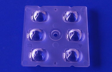 satın al 5050 PC LED Lens Array TİPİ ile 6 in 1 Sokak ışıkları için III Işın deseni Çevrimiçi üretim