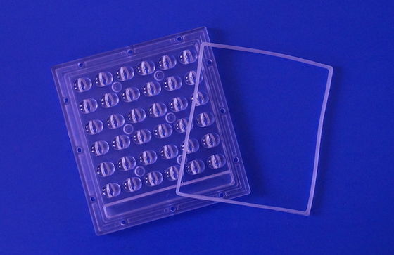 6X6 36 3030SMD Street Led Light Lens 60x140 Degree Asymmetrical High Light Output