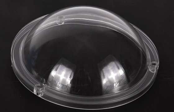 142MM Diameter High Bay Led Lamp Lens Transparent Plastic PC Cover 91% Tranmittance