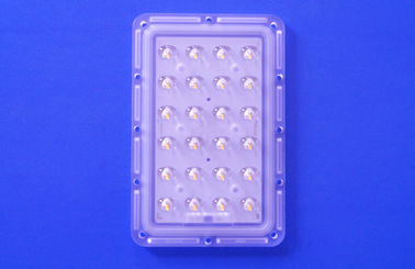 satın al 3535 PCB Modülü ile 24 Puan 145x75 Derece Asimetrik Led Sokak Işık Optik Lens Çevrimiçi üretim
