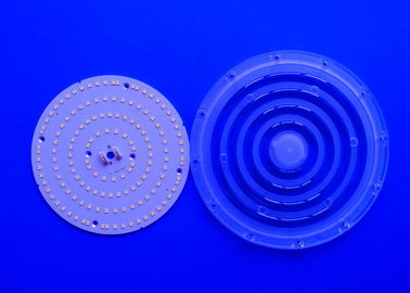 satın al LED UFO Yüksek Bay Led Optik Lensler, 100W SMD 3030 Led Modül Dayanıklı Çevrimiçi üretim