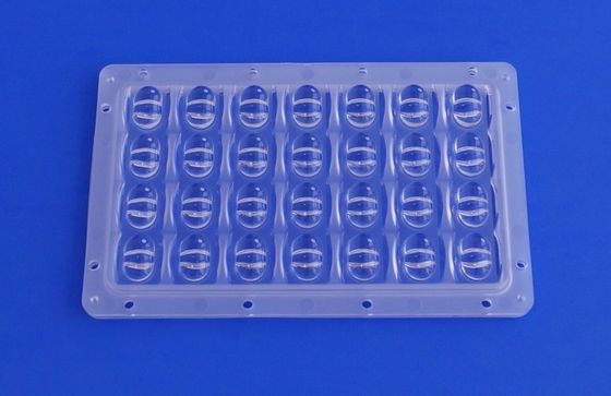 PC led optics lenses For Led Street Lighting with PCB Module