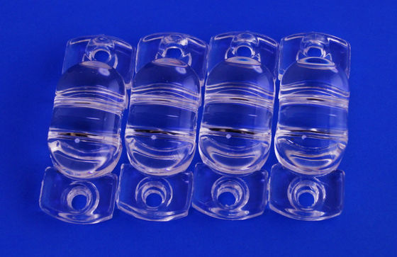 PMMA or PC Optic 1W / 3W Led Street light Lens with 120 x 45 degree