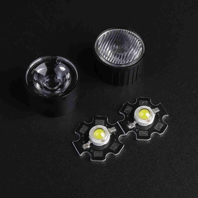 satın al 1W / 3W 15mm Led Işık Lensi, Led Yol Lambasını XPG ile Değiştirin Çevrimiçi üretim