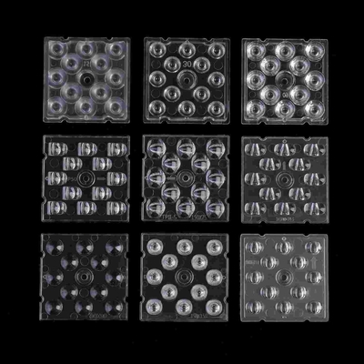satın al ROHS Yüksek Bay Işık Lensi 12'si 1 arada 90 derece SMD 5050 Led PC Optik Lens Çevrimiçi üretim