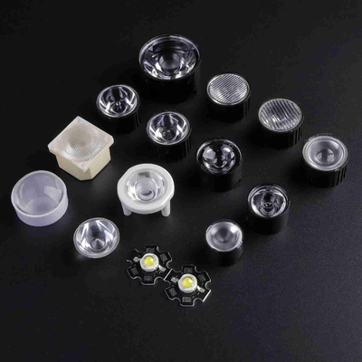 satın al Led Yansıtıcı Lens, Led Işıklandırma için Tek 30x60 derecelik LED Optik Lens Çevrimiçi üretim