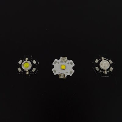 Single 1 watt / 1w High Power Led Light Emitting Diode 520nm With Star PCB