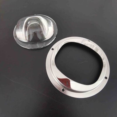 satın al 120X60 Derece LED Sokak Işık Lens Cam Lensler Metal Tutucu ile Suya Dayanıklı Çevrimiçi üretim