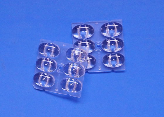 6 In 1 5050 SMD LED Street Light Lens Wide Angle 160x80 Degree TYPEII-M Durable