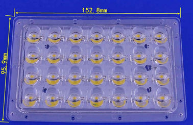 satın al 28W Sokak Lambası için PCB Lehim Bridgelux LED LED Lens Dizisi Çevrimiçi üretim
