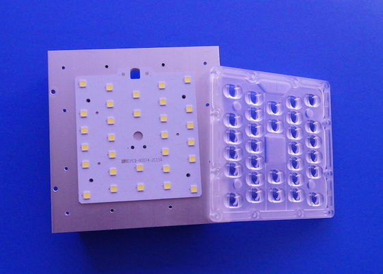 30LED SMD5050 30W LED Street Light Module 80x140 Degree Lens