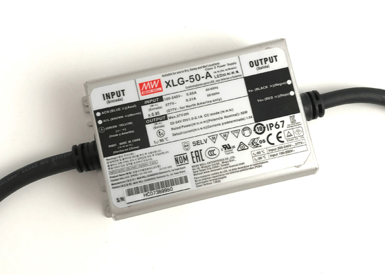 satın al 50W Sabit Akım LED Güç Kaynağı 24v 36v 48v 54v LED Işıklar İçin MEANWELL Sürücüleri Çevrimiçi üretim