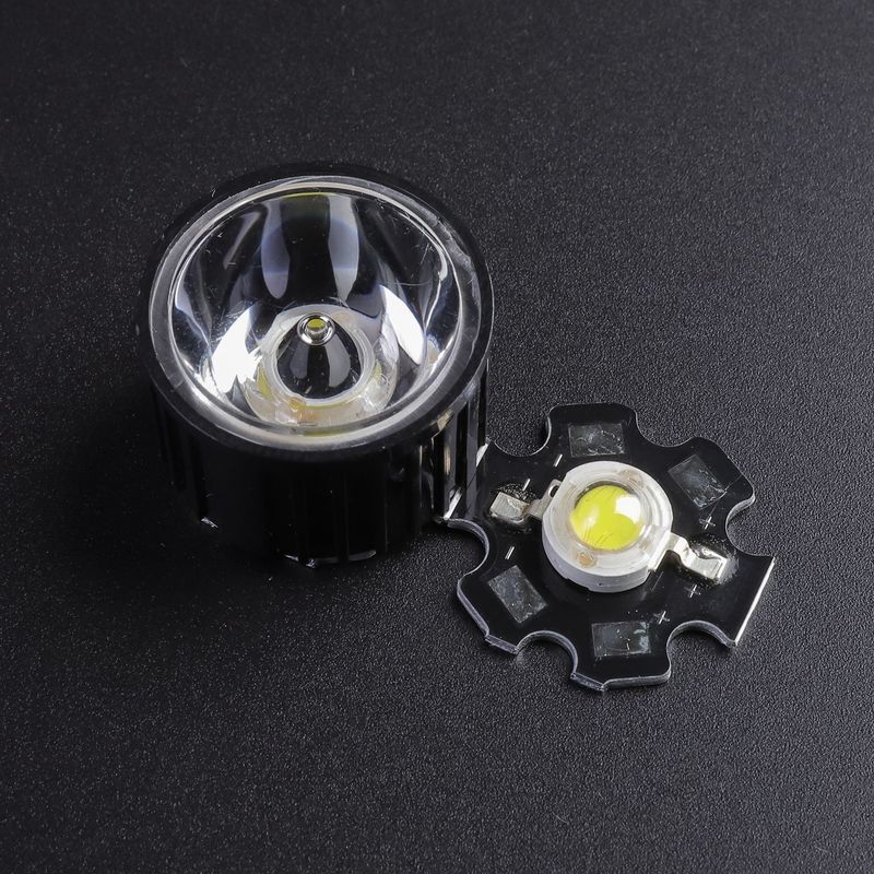 Dia 19.8mm PMMA Led Lens , led optics lenses for Led flashing light