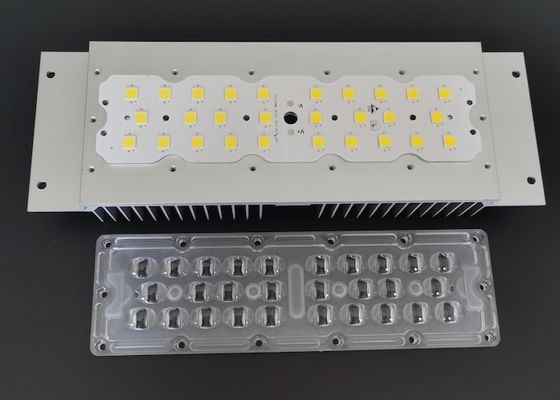 7070 SMD kaldırım modülü PC Lens Sokak Işığı Modülü 50W-120W 158x103 Derece TYPE2-M ile