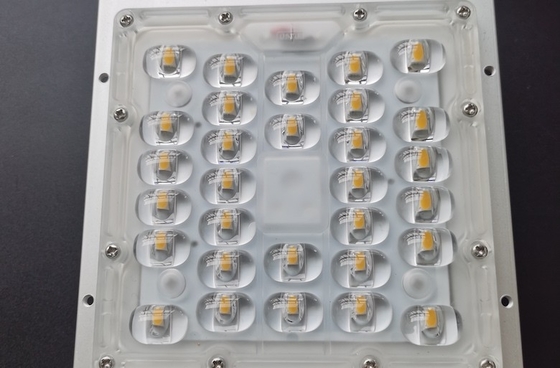 50W SMD 5050 LED Sokak Işığı Bileşenleri, Led Lens 236x70mm 130x130mm