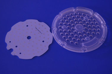 120 Derece 64 LED 3030 SMD Kentsel ışıklar PCBA ile LED Optik Lens