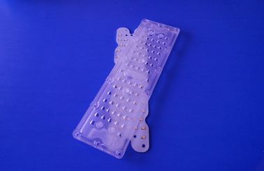 80X150 Derece LED Sokak Işık Bileşenleri 64 LED 50 Watt Dikey Modül Isı Emici