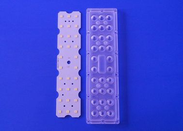 130 Derece 5050 Led Doğrusal Lens Yüksek Bay Işık Modülü 2 Serisi 14 Paralel PCB Devresi