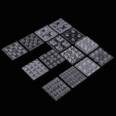 Sokak ve Projektör Lambaları için Çoklu Görüş Açılı 50x50mm PMMA LED Optik Lens