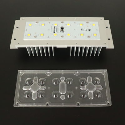Endüstriyel ve Yol Aydınlatması için 145x70 Derece Işın Açısına ve Entegre Alüminyum Soğutucuya sahip 12–50W 5050 SMD LED Sokak Aydınlatma Modülü