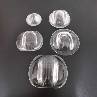 Borosilikat Cam LED Optik Lens 75x135 Derece Işın Açısı IP65 Tünel Sokak Lambası için Su Geçirmez