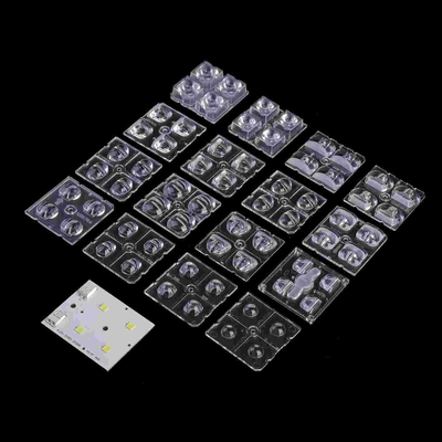 2x2 Led Modülü 50x50mm 4 in 1 LED Optik Lens Yol Fenerleri için