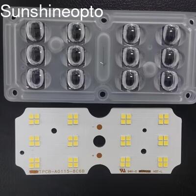 Özel Lens Tasarımı ile 30 ila 45W Sokak Işığı Modülleri için 3030 SMD LED PCB Kartı