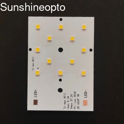 Yüksek Işık Çıkışı için ısmarlama 50x50mm Lensli 7W SMD 3030 LED PCB Kartı