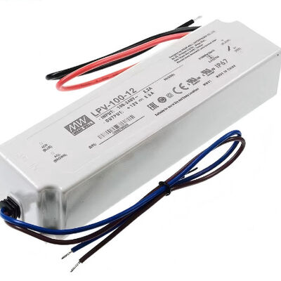 Toplu Meanwell 102W 12V Su geçirmez LED Güç kaynağı Tek çıkışlı LED sürücüsü
