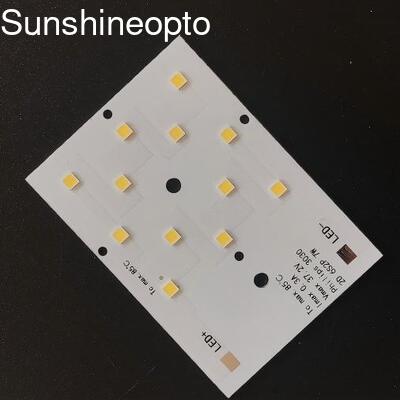 Özel 12 in 1 SMD 3030 LED PCB Kurulu Sokak Lambası Taşkın Işık Karayolu Otoyol Bahçe Tünel Işık