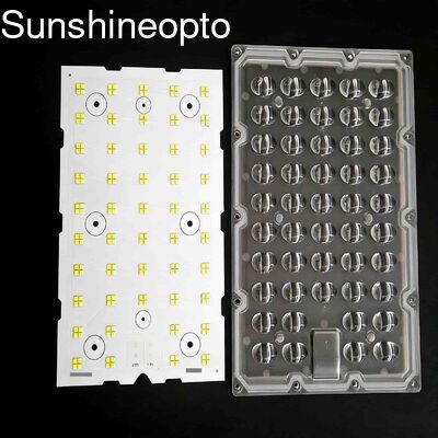 192PCS 3030 SMD LED Sokak Işığı Modülü, 150W Güç Uygulamaları için 210x240x35mm Heatsink