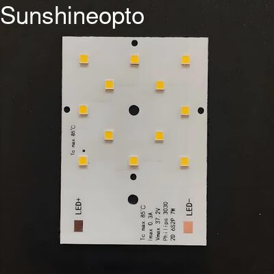 7W SMD 3030 LED PCB Board Özel 50x50mm LED Sokak Işığı Modülü için Lens