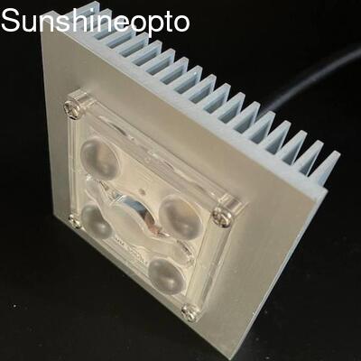 SUN-D5050-4H1-150X75-TPII-S-B 5050 SMD LED Modül, Sokak, Tünel ve Otopark Aydınlatması İçin 150x75 Derece Optik PC Lensli