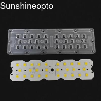 7070 SMD LED Sokak Lambası Modülü, 158x103 Derece Işık Açısı ve 50W-120W Kaldırım Aydınlatması için 5050SMD LED Çip