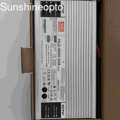 480W 24V Sabit Akım + Sabit Gerilim LED Güç Kaynağı IP65 Tünel ve Yüksek Tavan Aydınlatması için Su Geçirmez