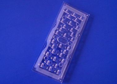 3030SMD LED Sokak Işık Lens 173 MM Geniş Açı 176x96 Derece Yüksek Işık Çıkışı