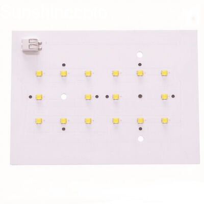 LED Aydınlatma için Özel Alüminyum LED PCB Kartı Tek Katmanlı Beyaz PCB Üreticisi