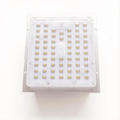 90° Kare 3030 LED Lens Modülü 64-LED Optik PC Lens, Alüminyum PCB ile OEM/ODM Üreticisi