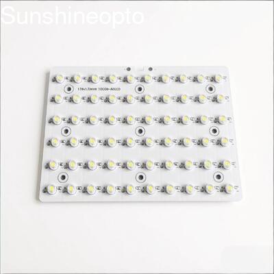 Optik PC Lensli 60W Alüminyum LED PCB Kartı LED Yol Lambası Güçlendirme Kiti
