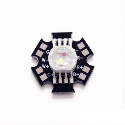 4 Noktalı LED Cipsli 12W RGBW LED Modülü Sahne Aydınlatması için Black Star PCB üzerinde Yüksek Güçlü LED