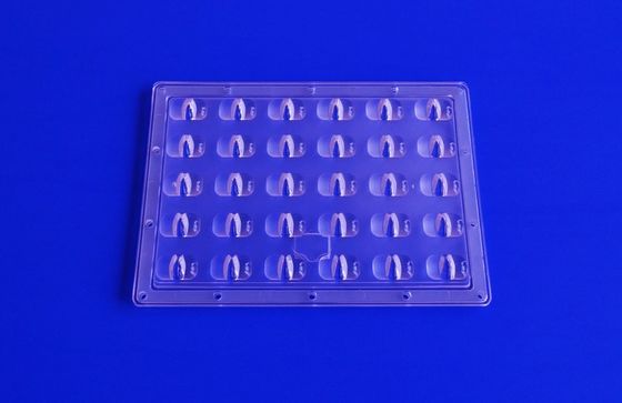 Led Street Light Components , Led Light Diffuser Lens For 30W Street Lamp