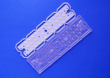 Doğrusal Yüksek Defne LED Sokak Işık Modülü 28 LED Puanı 5050 Lensli Pano 40x110 Derece