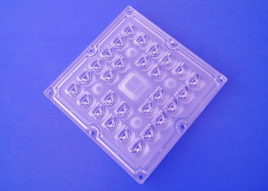 3535 SMD LED Lens Dizisi 28 In 1 Kare Modül 100X60 Derece Işın Açısı 30w-50w