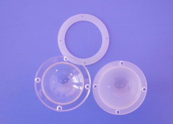 Şeffaf 120 Derece Dia 90MM Yüksek Bay COB Lens