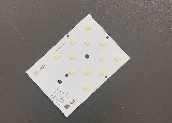SMD3030 12LED Modülü Alüminyum PCB Kartı 50x50mm 6W-10W