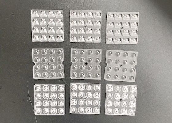 50x50mm için 16 24LEDs SMD3030 SMD5050 Optik PC Lens