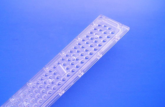 50W SMD 3030 LED Sokak Işığı Lensi 136x78 derece Dikey Köşe ve Optik Dereceli PC Malzemesi