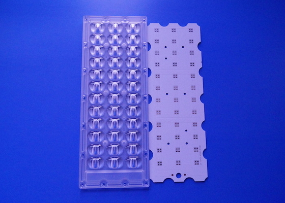 PCB 144 LED Sokak Lambası Güçlendirme Kitleri Dizi Lensi 18 Paralel 48v 150W